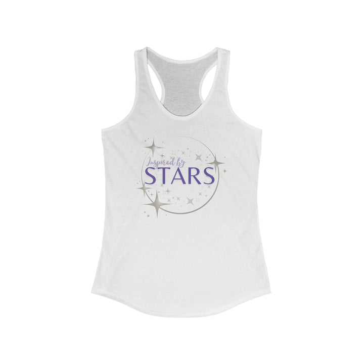 Tank top where the front of it reads "Inspired by Stars"