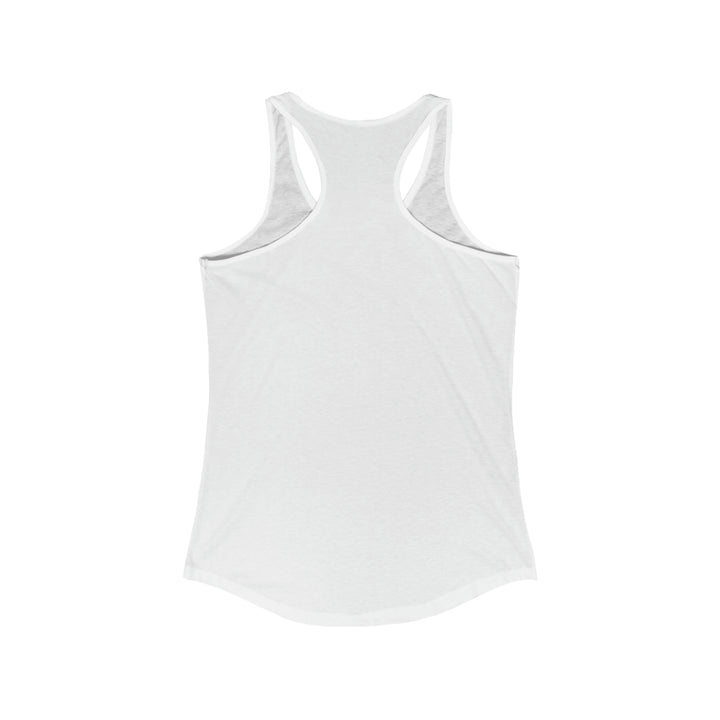 Tank top where the front of it reads "Fan Of Women Who Save Themselves"