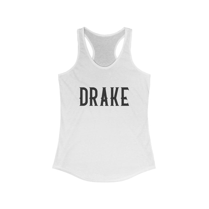 White tank top with &