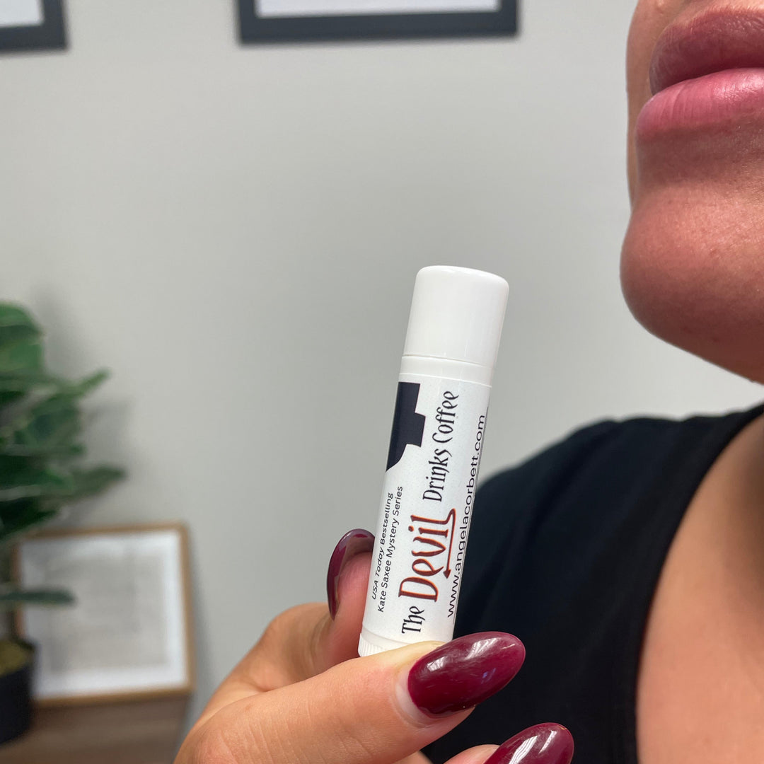 Lip balm with the words &