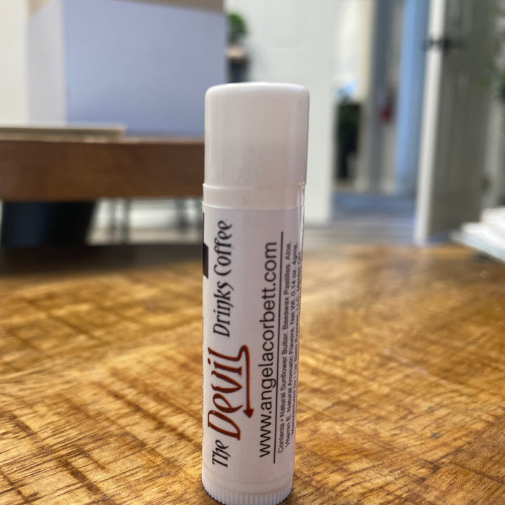 Lip balm with the words &
