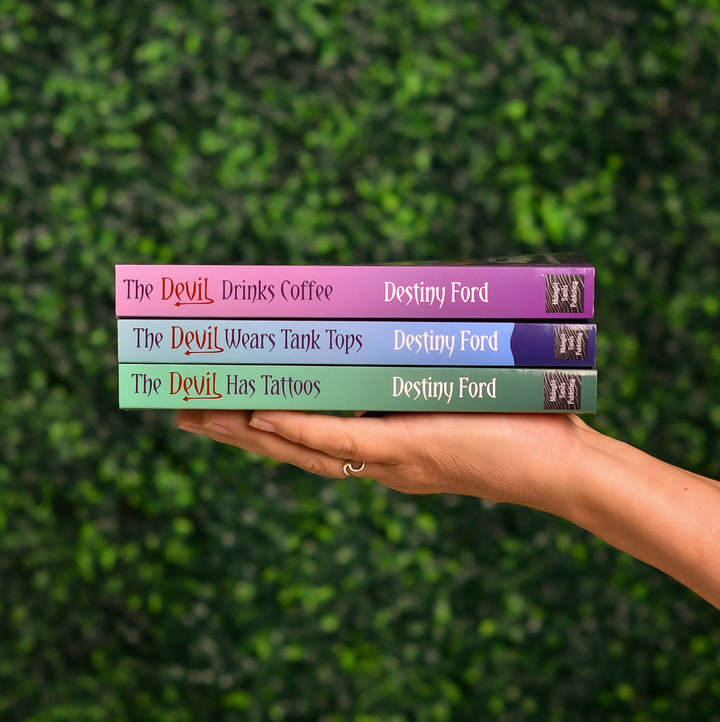 A set of three books titled &