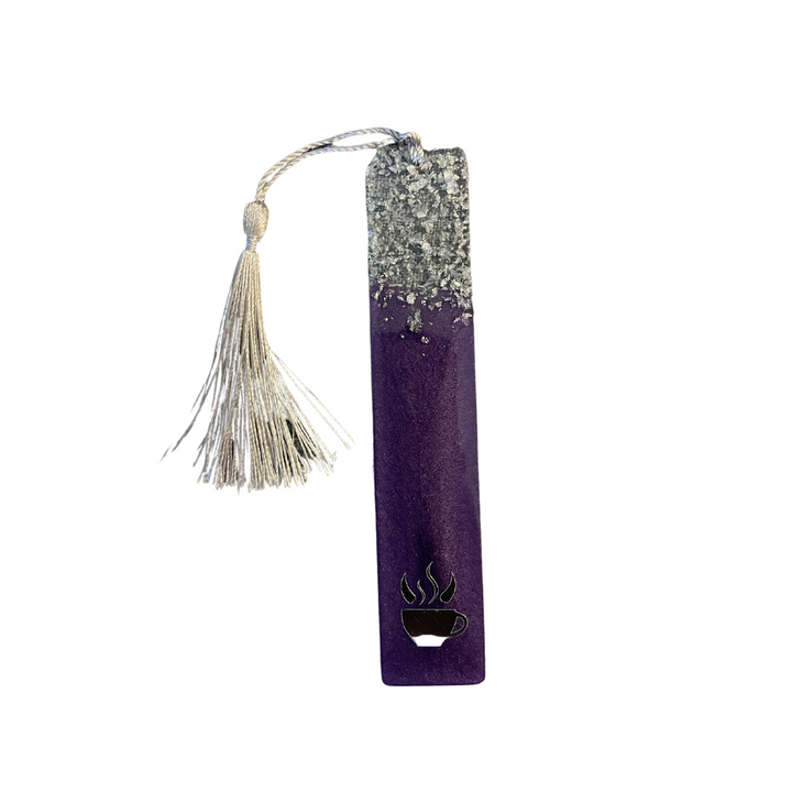 A purple bookmark